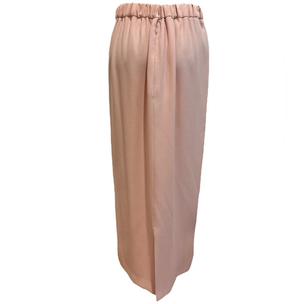 90s 2PC HEISER-EGAN PASTEL PINK MOTHER OF THE BRIDE BLAZER & MAXI SKIRT SZ 12 - Picture 9 of 12